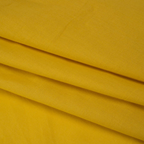 Cotton Voile - Daisy Daze Yellow - Famous Australian Designer Deadstock