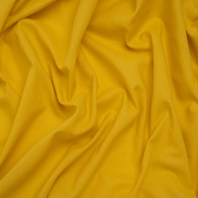Cotton Voile - Daisy Daze Yellow - Famous Australian Designer Deadstock