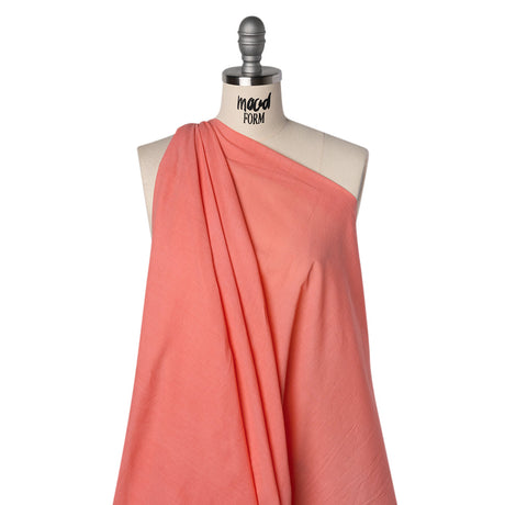 Cotton Voile - Flamingo Pink - Famous Australian Designer Deadstock