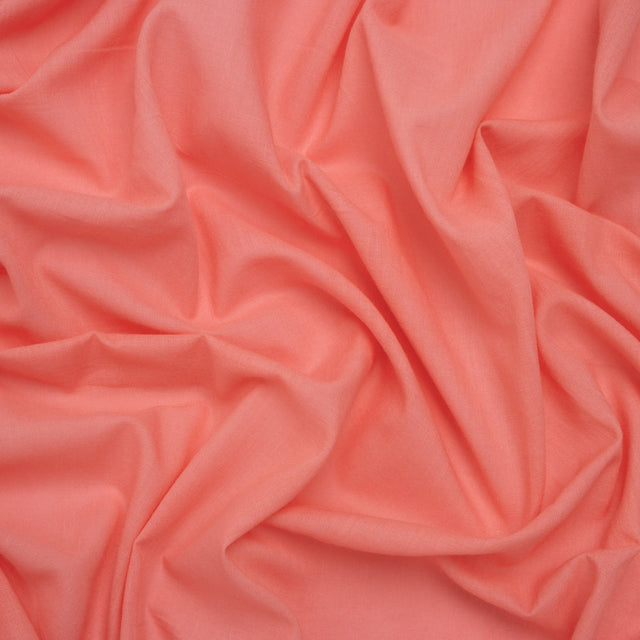 Cotton Voile - Flamingo Pink - Famous Australian Designer Deadstock