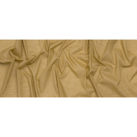 Textured Cotton Voile - Olive Beige - Famous Australian Designer Deadstock