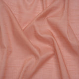 Textured Cotton Voile - Muskmelon Pink - Famous Australian Designer Deadstock
