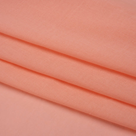 Cotton Voile - Persimmon Pink - Famous Australian Designer Deadstock