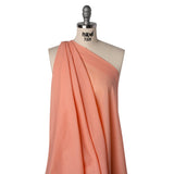 Cotton Voile - Persimmon Pink - Famous Australian Designer Deadstock