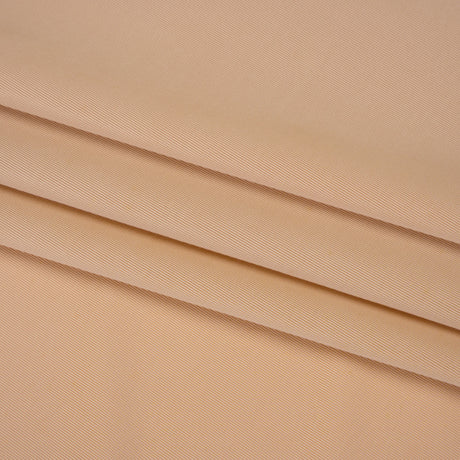 Stretch Polyester Jersey - Buff - Famous Australian Designer Deadstock