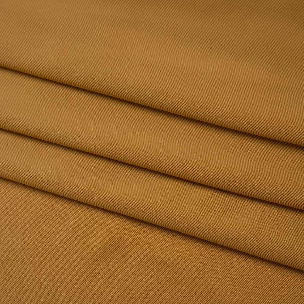 Stretch Polyester Jersey - Mustard Gold - Famous Australian Designer Deadstock