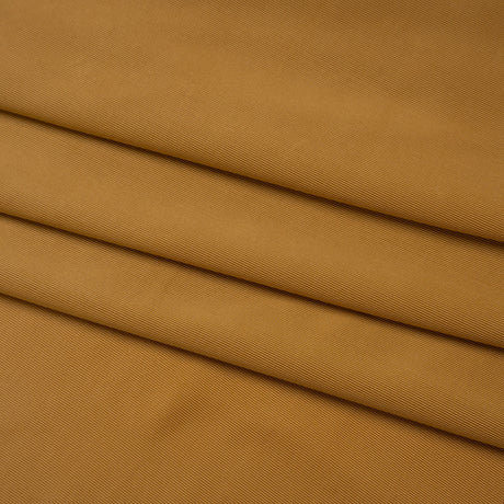 Stretch Polyester Jersey - Mustard Gold - Famous Australian Designer Deadstock