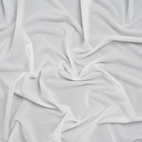Stretch Polyester Jersey - Off White - Famous Australian Designer Deadstock