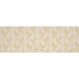 Stretch Corded Lace - Parchment Floral - Famous Australian Designer Deadstock