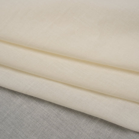 Cotton Voile Lining - Egret - Famous Australian Designer Deadstock