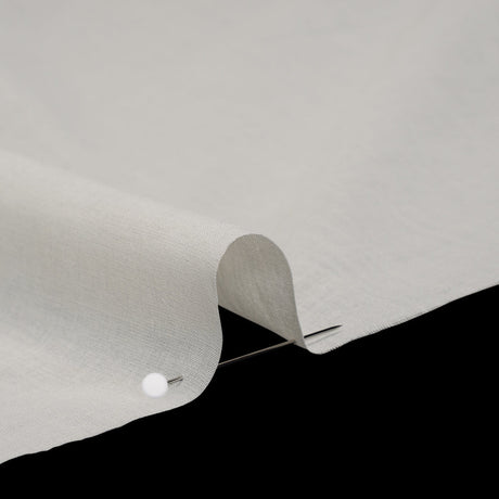 Cotton Voile Lining - Egret - Famous Australian Designer Deadstock