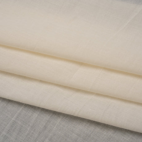 Cotton Voile Lining - Cream - Famous Australian Designer Deadstock