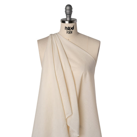 Cotton Voile Lining - Cream - Famous Australian Designer Deadstock