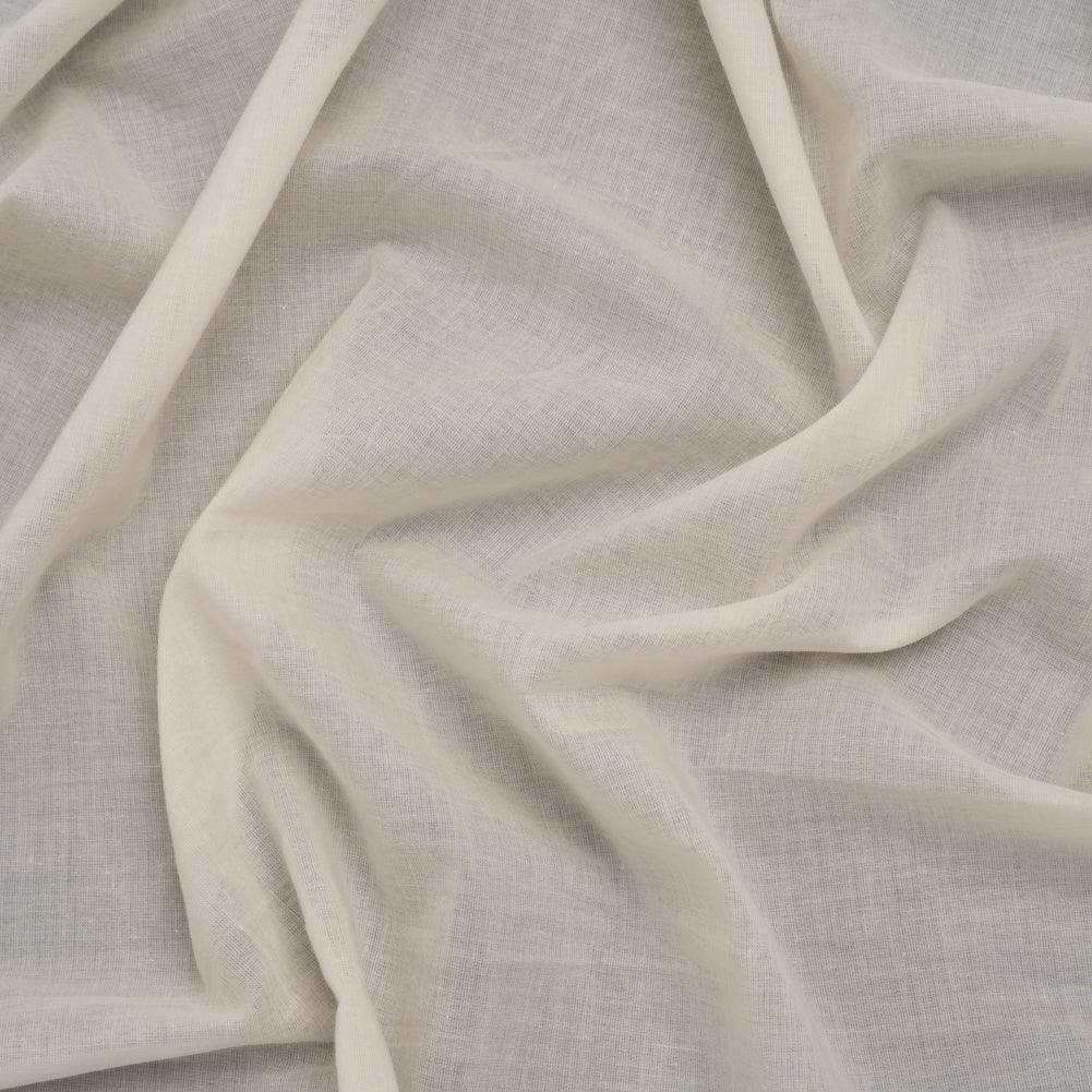Cotton Voile Lining - Cream - Famous Australian Designer Deadstock