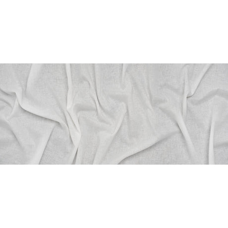 Cotton and Linen Woven - White - Famous Australian Famous Australian Designer Deadstock