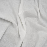 Cotton and Linen Woven - White - Famous Australian Famous Australian Designer Deadstock