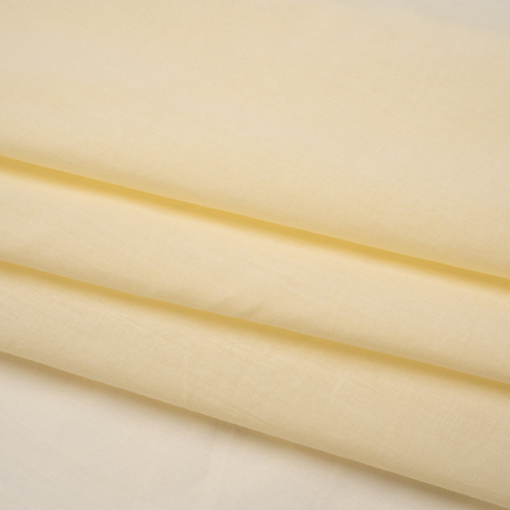 Cotton Voile - Yellowed Parchment - Famous Australian Designer Deadstock