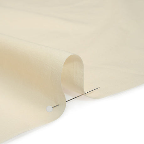 Cotton Voile - Yellowed Parchment - Famous Australian Designer Deadstock