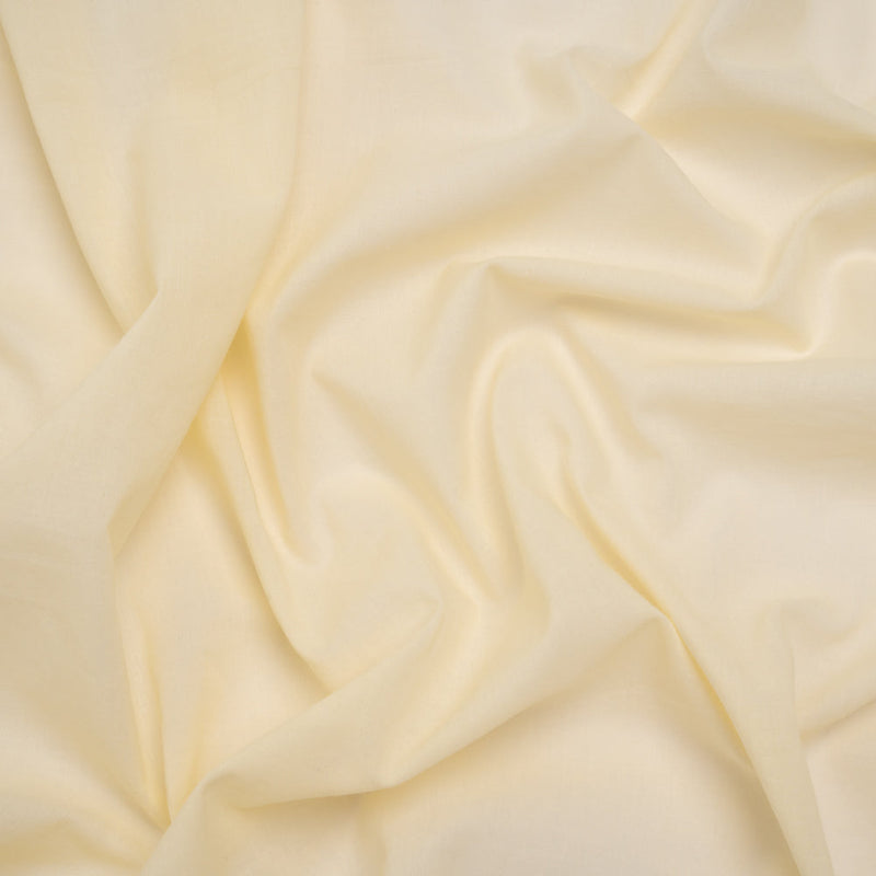 Cotton Voile - Yellowed Parchment - Famous Australian Designer Deadstock