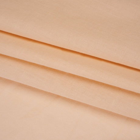 Cotton Voile - Peach Nougat - Famous Australian Designer Deadstock