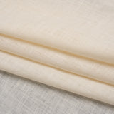 Lightweight Linen Woven - Parchment - Famous Australian Designer Deadstock