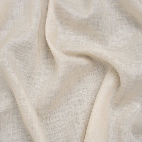 Lightweight Linen Woven - Parchment - Famous Australian Designer Deadstock