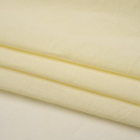 Cotton Voile Lining - Lemon Icing - Famous Australian Designer Deadstock