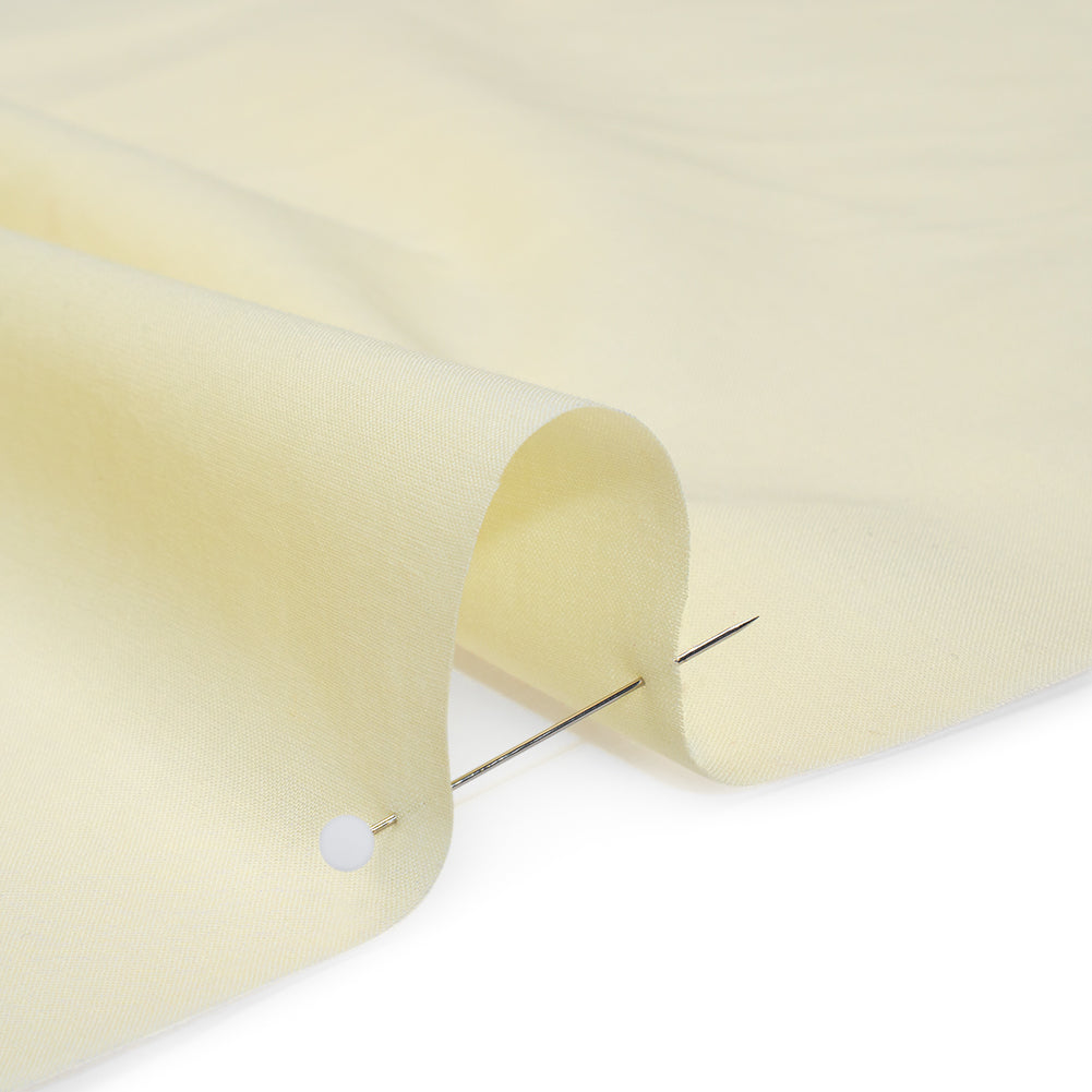 Cotton Voile Lining - Lemon Icing - Famous Australian Designer Deadstock