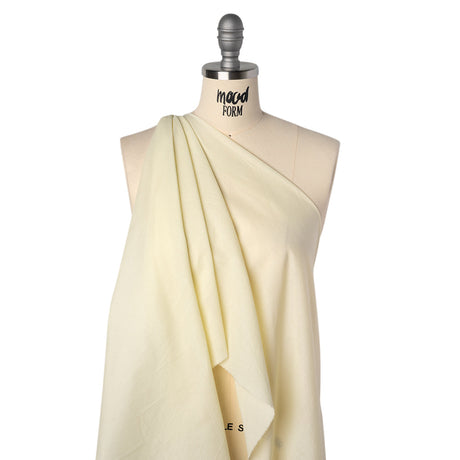 Cotton Voile Lining - Lemon Icing - Famous Australian Designer Deadstock