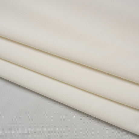 Stretch Polyester Jersey - Parchment - Famous Australian Designer Deadstock