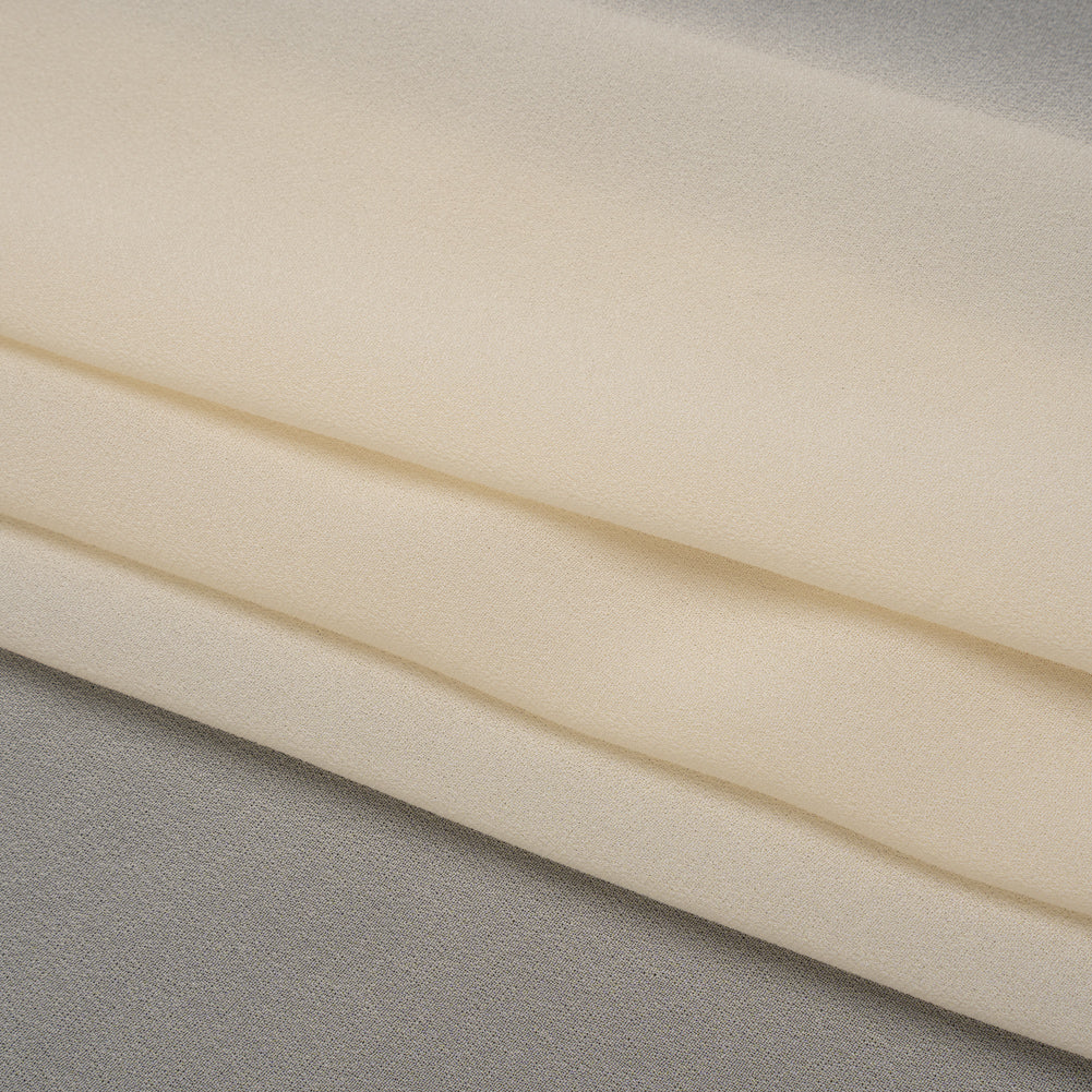 Viscose Georgette - Buff - Famous Australian Designer Deadstock