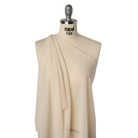 Viscose Georgette - Buff - Famous Australian Designer Deadstock