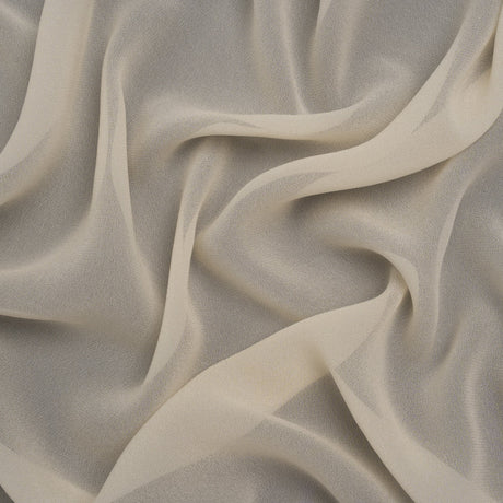 Viscose Georgette - Buff - Famous Australian Designer Deadstock