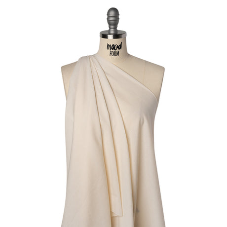 Cotton Voile Lining - Soft Cream - Famous Australian Designer Deadstock