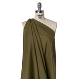 Cotton Voile Lining - Olive Green - Famous Australian Designer Deadstock