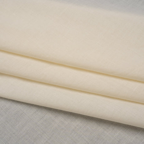 Cotton Voile Lining - Ivory - Famous Australian Designer Deadstock