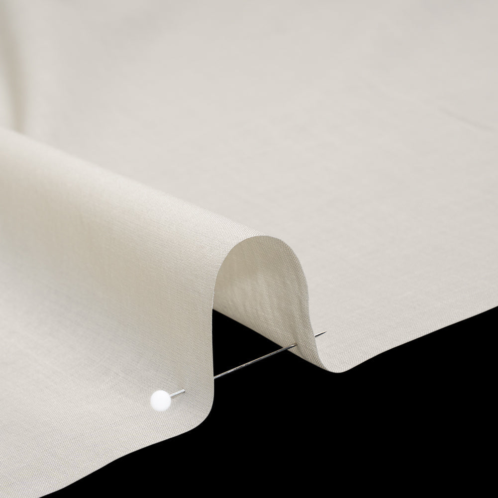Cotton Voile Lining - Ivory - Famous Australian Designer Deadstock