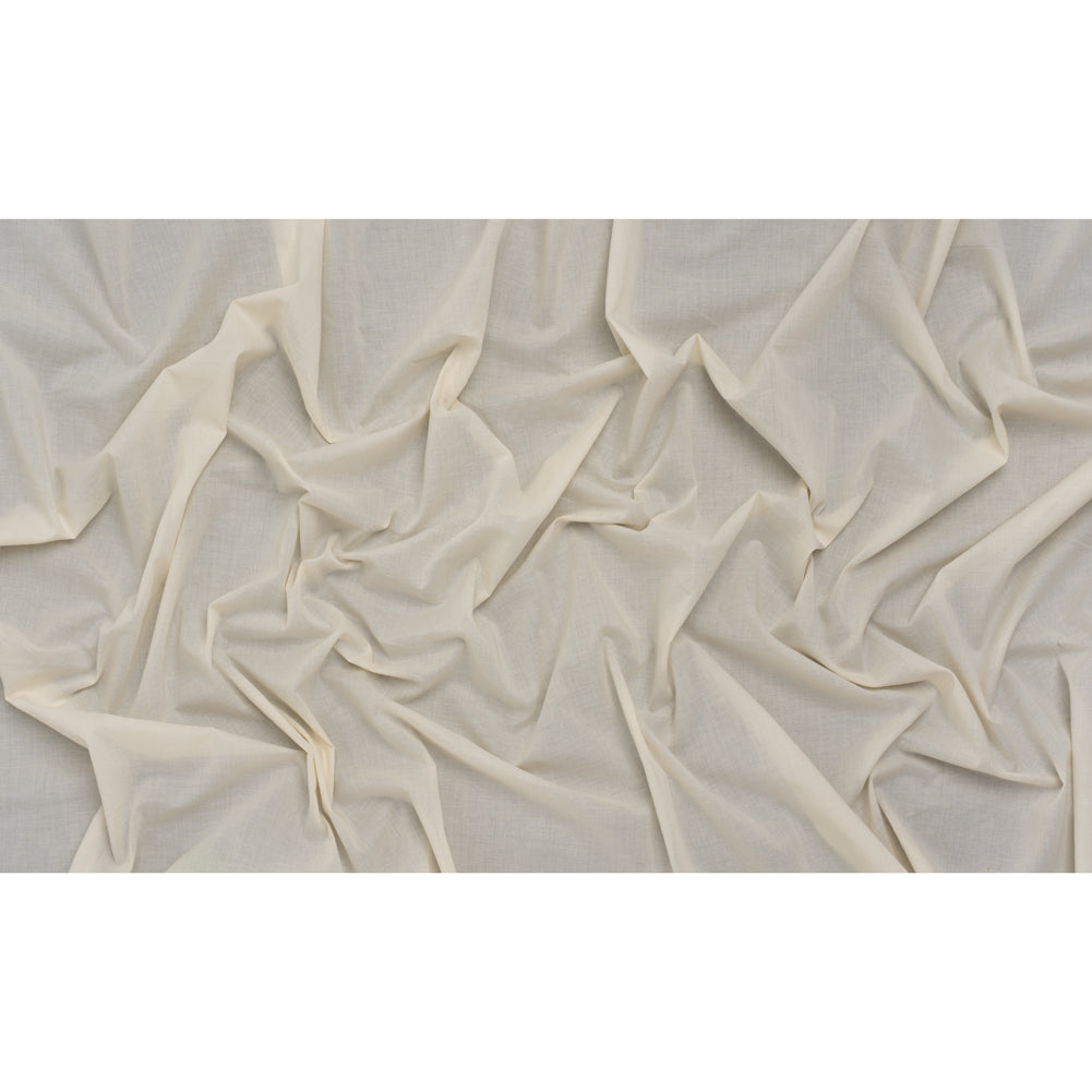 Cotton Voile Lining - Ivory - Famous Australian Designer Deadstock