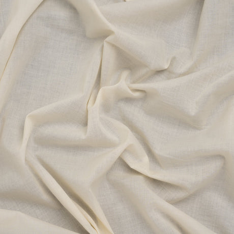 Cotton Voile Lining - Ivory - Famous Australian Designer Deadstock