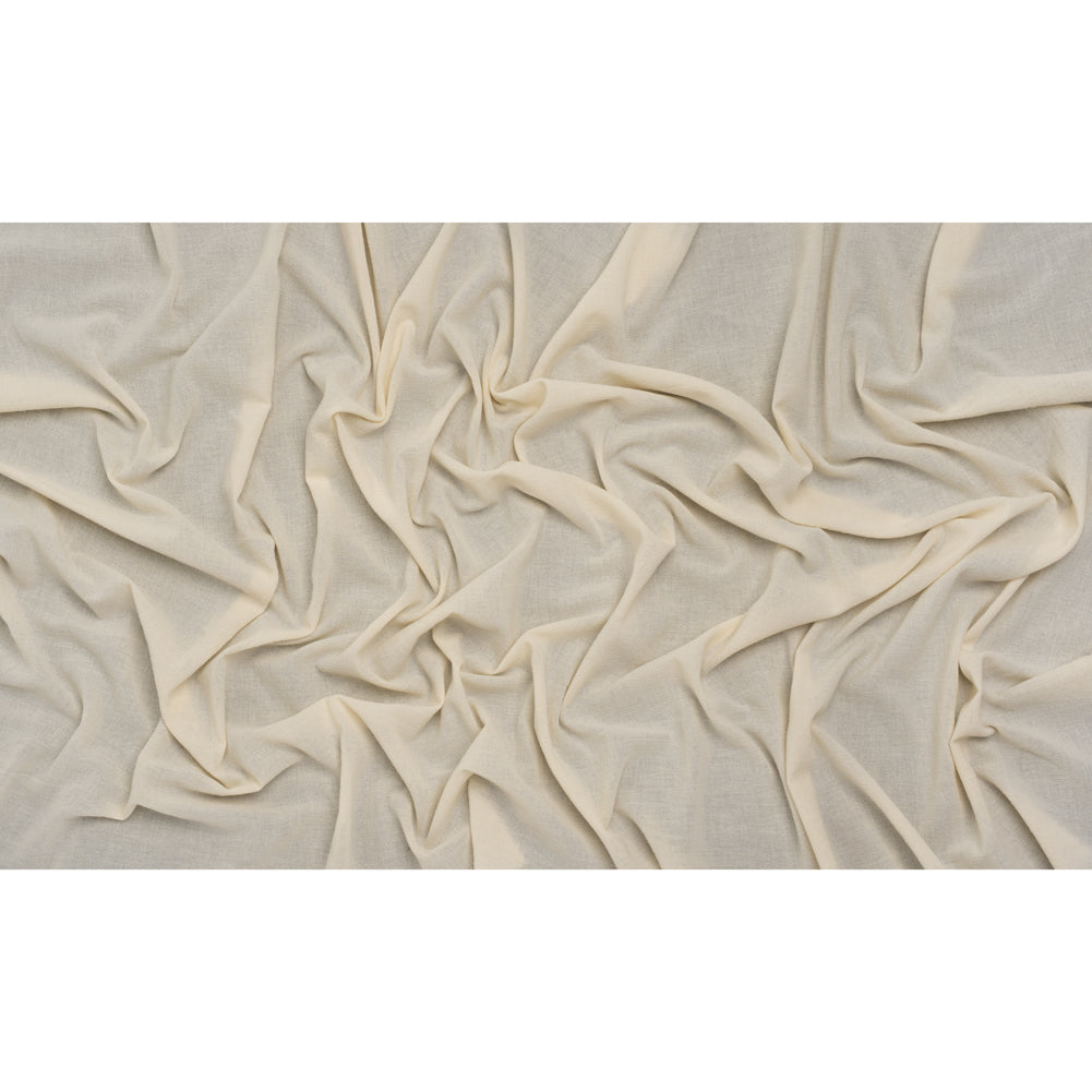 Cotton Crepe - Cream - Famous Australian Designer Deadstock