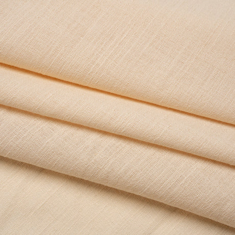 Textured Cotton Woven - Pale Peach - Famous Australian Designer Deadstock