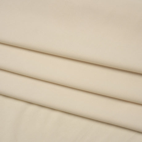 Stretch Polyester Jersey - Buttercream - Famous Australian Designer Deadstock