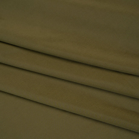 Stretch Polyester Jersey - Olive Green - Famous Australian Designer Deadstock