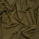 Stretch Polyester Jersey - Olive Green - Famous Australian Designer Deadstock
