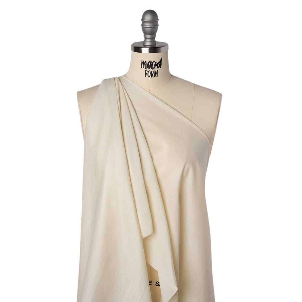 Cotton Voile Lining - Cannoli Cream - Famous Australian Designer Deadstock