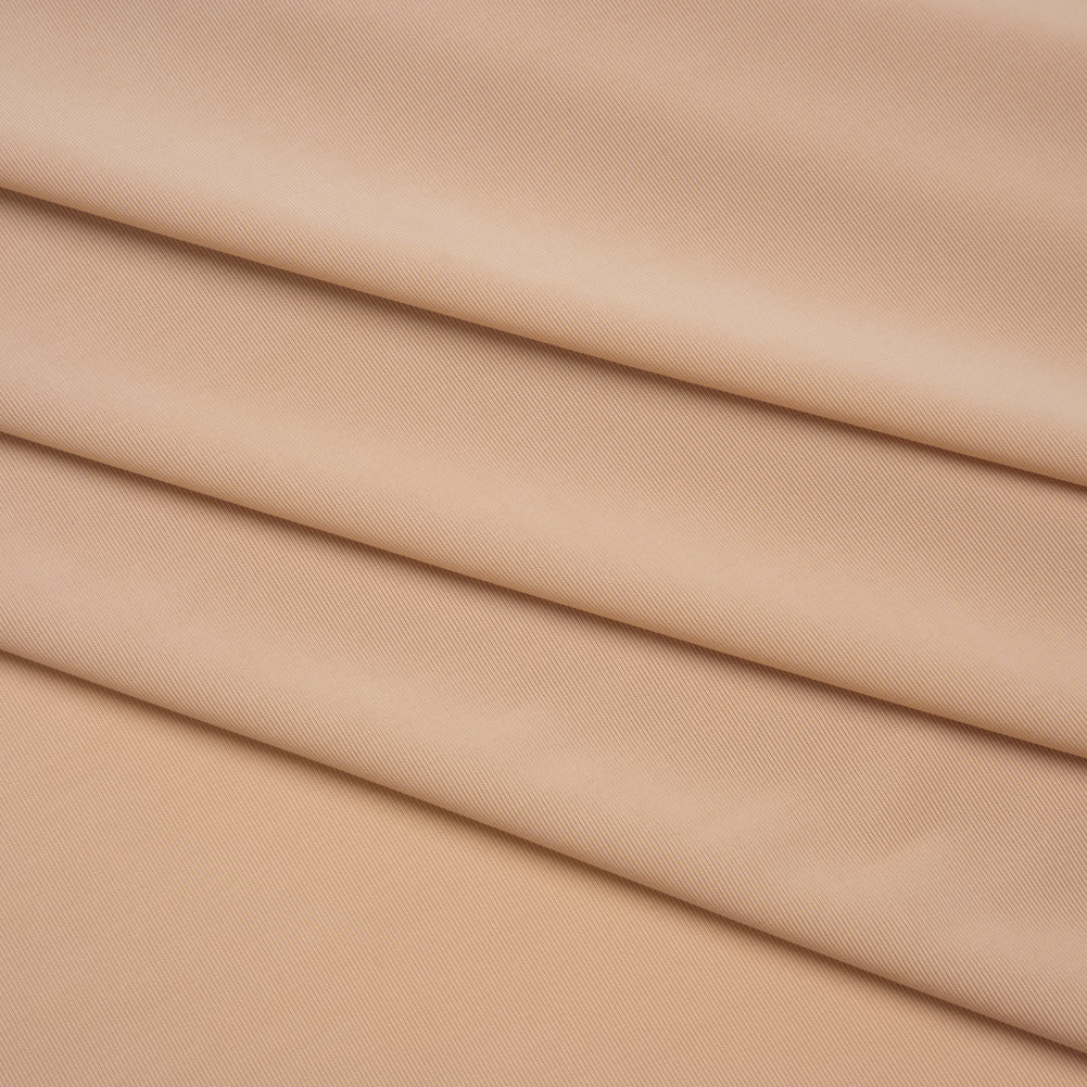 Stretch Polyester Jersey - Peach Nougat - Famous Australian Designer Deadstock
