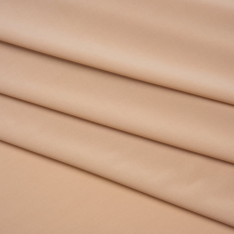 Stretch Polyester Jersey - Peach Nougat - Famous Australian Designer Deadstock
