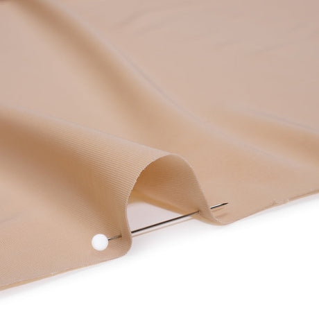 Stretch Polyester Jersey - Peach Nougat - Famous Australian Designer Deadstock