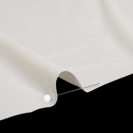 Stretch Polyester Jersey - Cream - Famous Australian Designer Deadstock