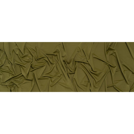Stretch Polyester Jersey - Basil Green - Famous Australian Designer Deadstock